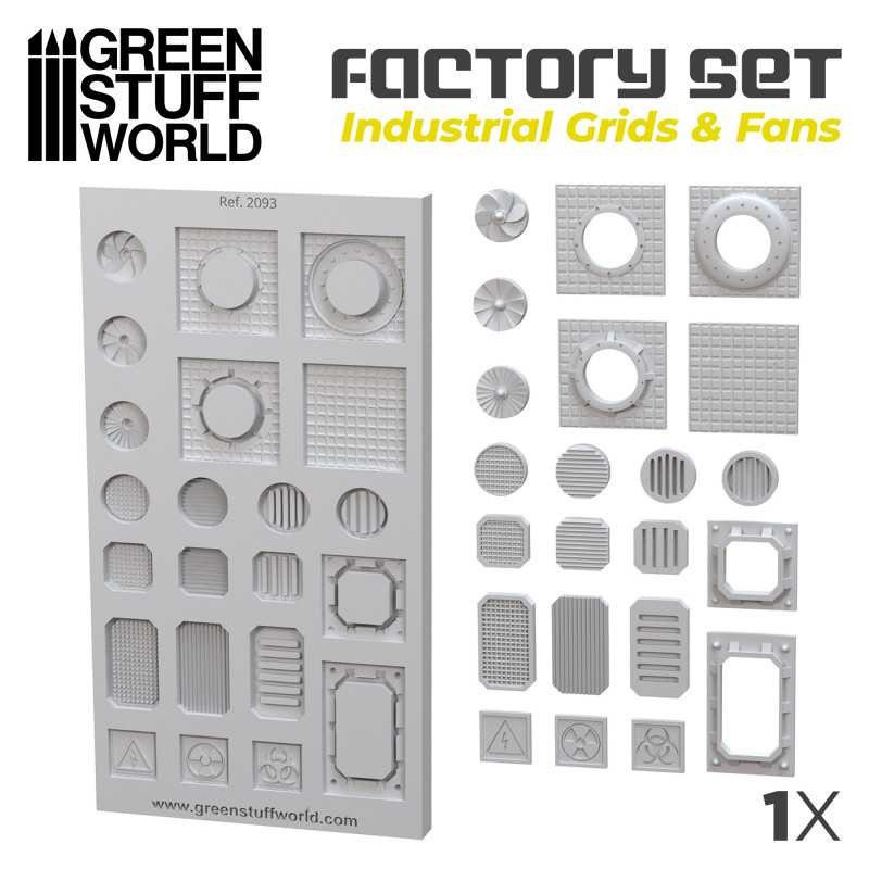 RSL Gaming AB | Silicone Molds - Grids and Fans