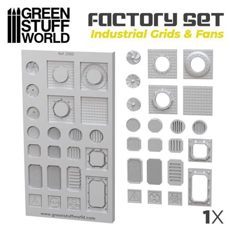 RSL Gaming AB | Silicone Molds - Grids and Fans