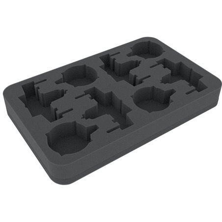 RSL Gaming AB | Feldherr 35 mm (1.38 Inch) foam tray for Star Wars X-WING 4 x ARC-170 or K-Wing and accessories