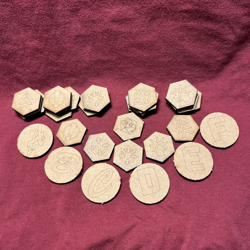 RSL Gaming AB | Legions Imperialis Tokens & Objective Set (31)