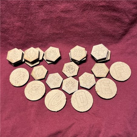 RSL Gaming AB | Legions Imperialis Tokens & Objective Set (31)