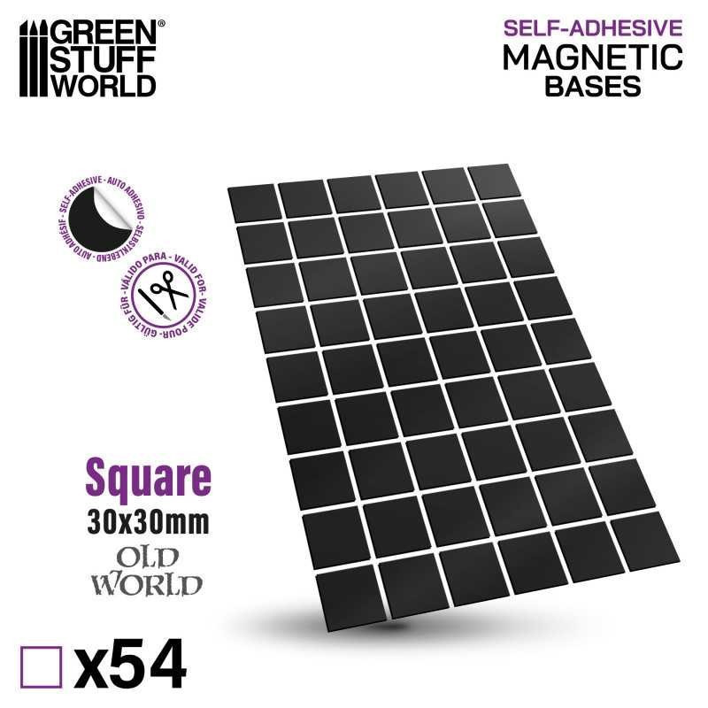 RSL Gaming AB | Square Magnetic Sheet SELF-ADHESIVE - 30x30mm