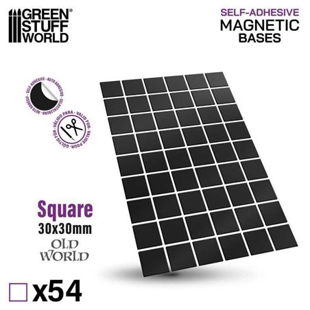 RSL Gaming AB | Square Magnetic Sheet SELF-ADHESIVE - 30x30mm