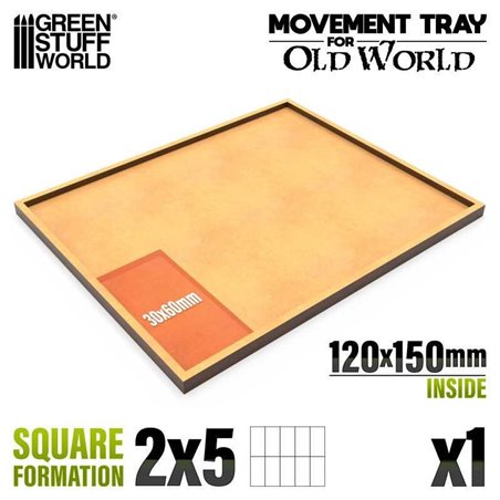 RSL Gaming AB | MDF Movement Trays Old World 120x150mm