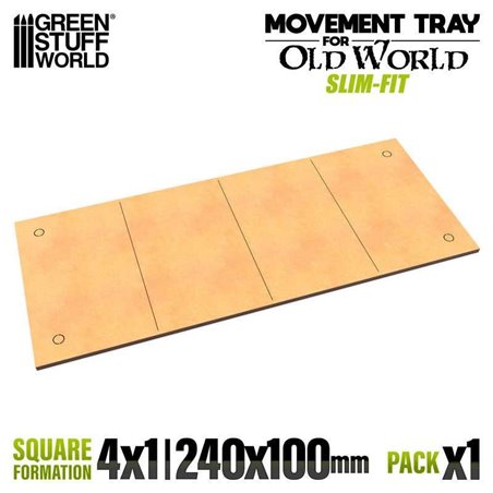 RSL Gaming AB | MDF Movement Trays - Slimfit 240x100mm
