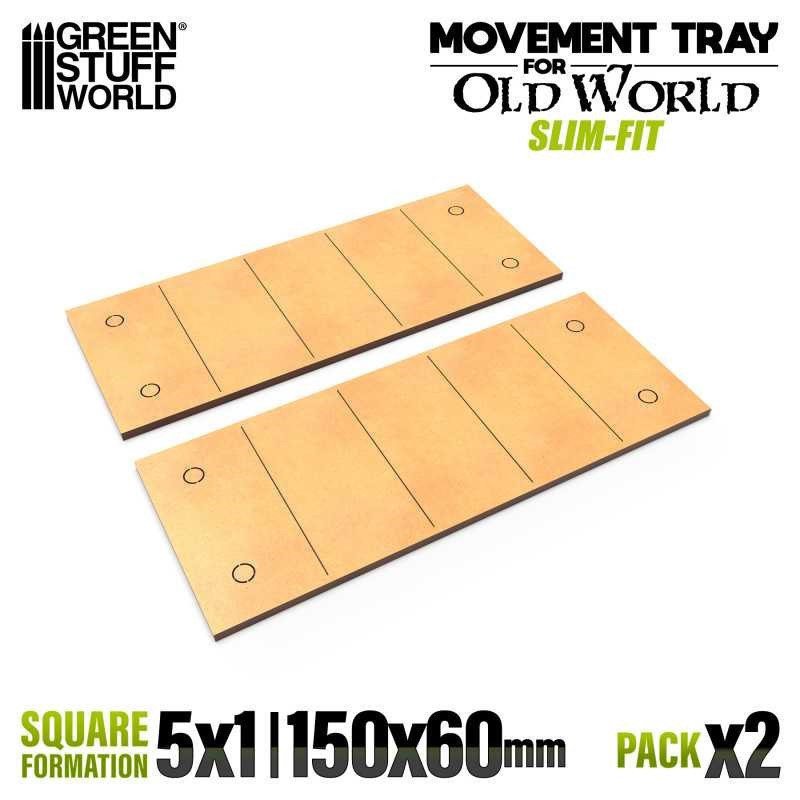 RSL Gaming AB | MDF Movement Trays - Slimfit 150x60mm