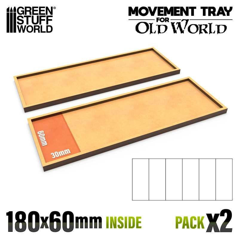 RSL Gaming AB | MDF Movement Trays - 180x60mm