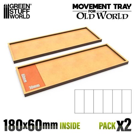 RSL Gaming AB | MDF Movement Trays - 180x60mm