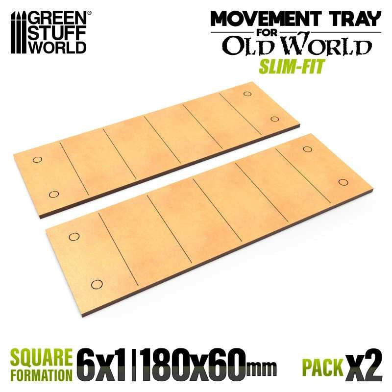 RSL Gaming AB | MDF Movement Trays - Slimfit 180x60mm
