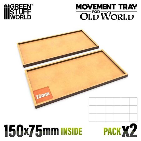 RSL Gaming AB | MDF Movement Trays - 150x75mm