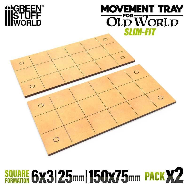 RSL Gaming AB | MDF Movement Trays - Slimfit 150x75mm