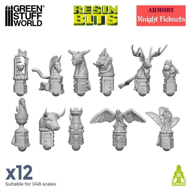 RSL Gaming AB | 3D printed set - Old World Knight Helmets