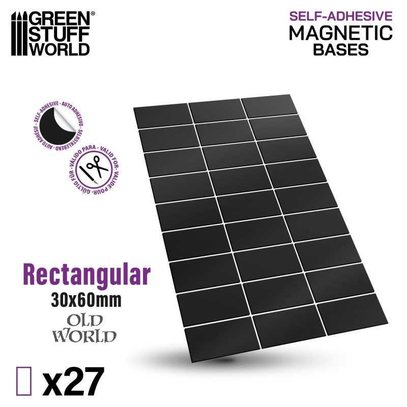 RSL Gaming AB | Rectangular Magnetic Sheet SELF-ADHESIVE - 30x60mm
