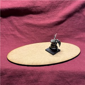 170x85mm MDF-bas, Oval