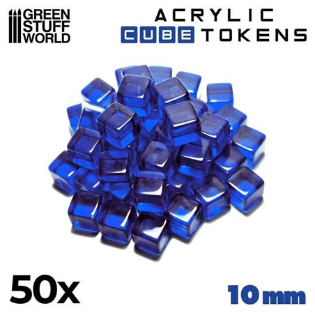 RSL Gaming AB | Gaming Tokens - Blue Cubes 10mm