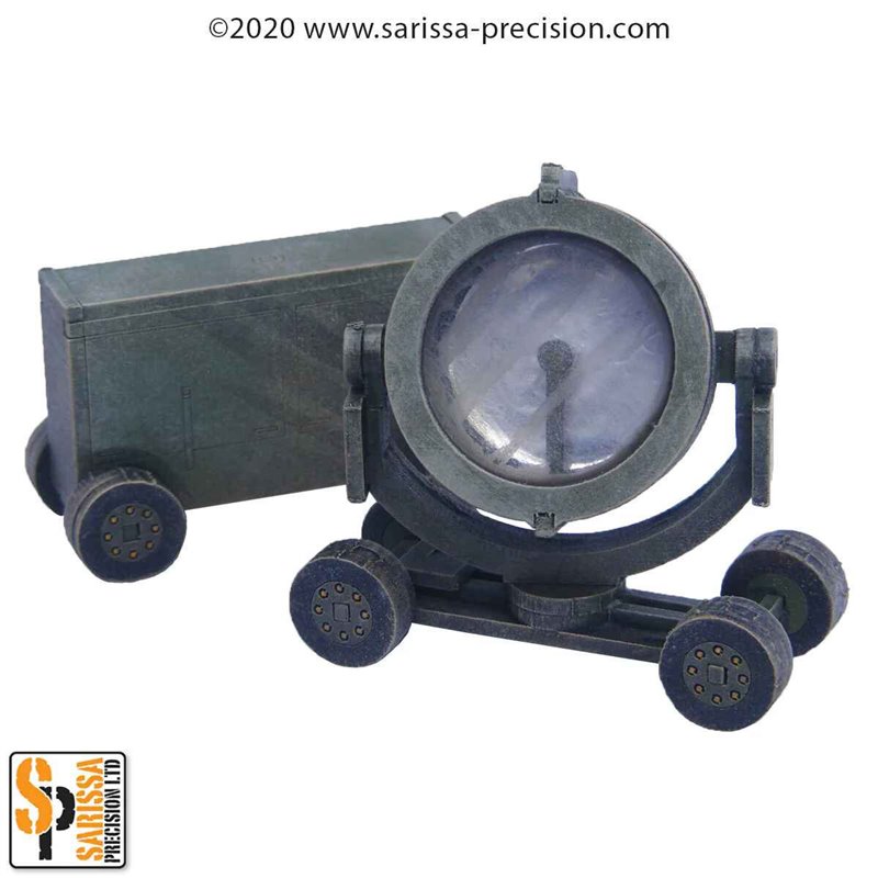 RSL Gaming AB | 28mm World War : Searchlight & Generator Set