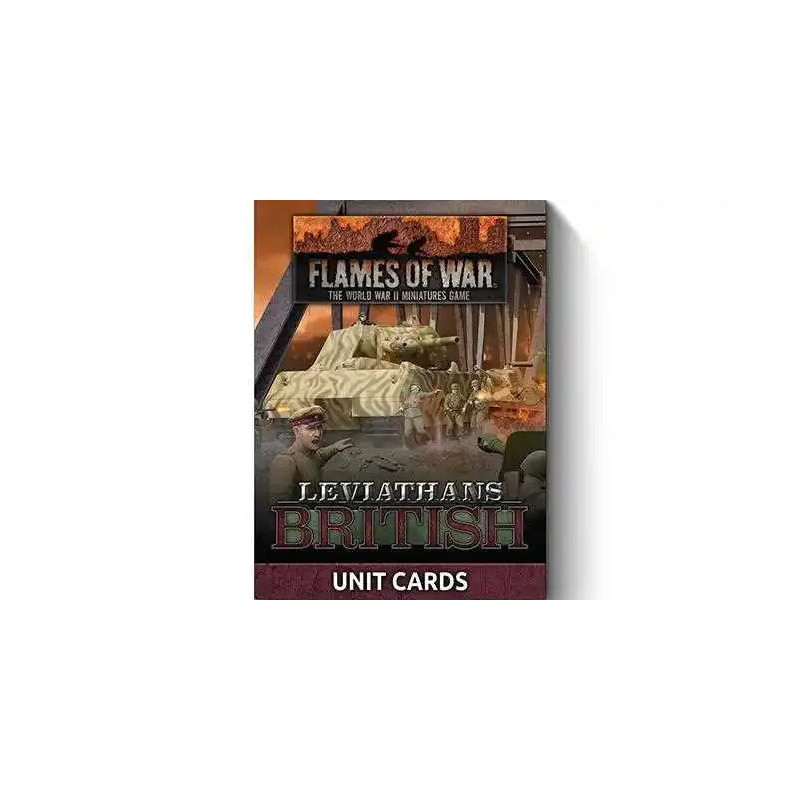 RSL Gaming AB | Late War Leviathans: British Unit Cards (34x Cards)