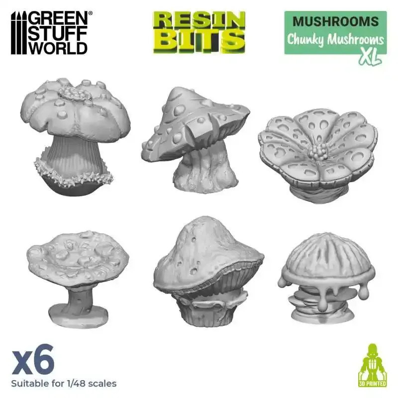 RSL Gaming AB | 3D printed set - Chunky Mushrooms XL