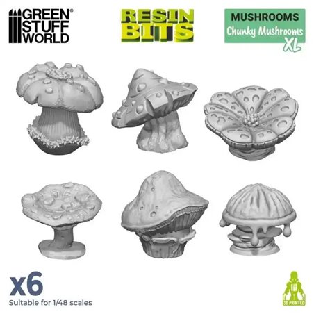 RSL Gaming AB | 3D printed set - Chunky Mushrooms XL