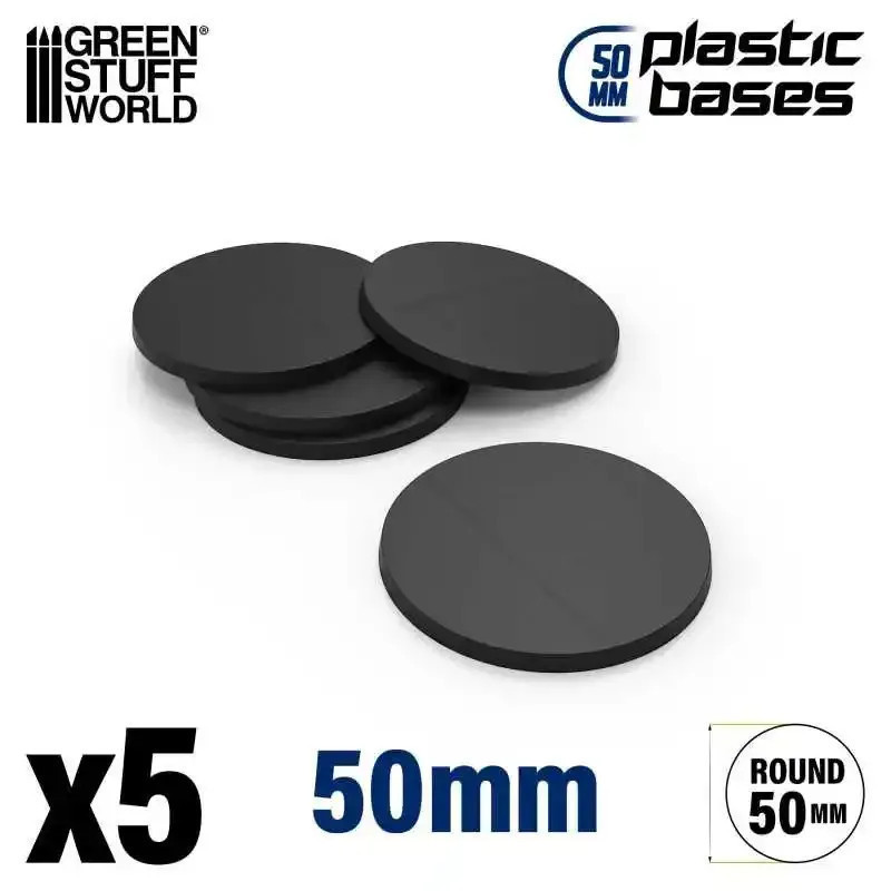 RSL Gaming AB | Plastic Bases - Round 50mm (5)