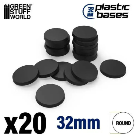 RSL Gaming AB | Plastic Bases - Round 32mm (20)