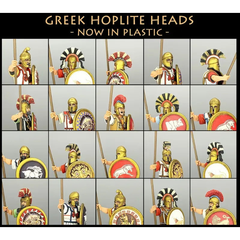 RSL Gaming AB | Greek Hoplite Heads x 56