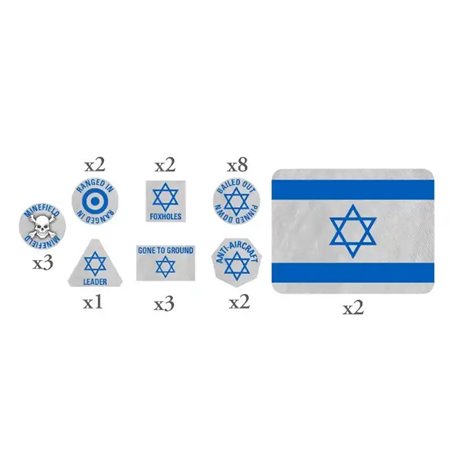 RSL Gaming AB | Team Yankee - Israeli Token Set
