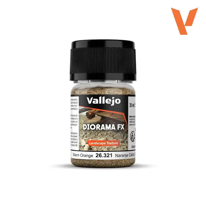 RSL Gaming AB | Vallejo Diorama FX Warm Orange 1-2 mm