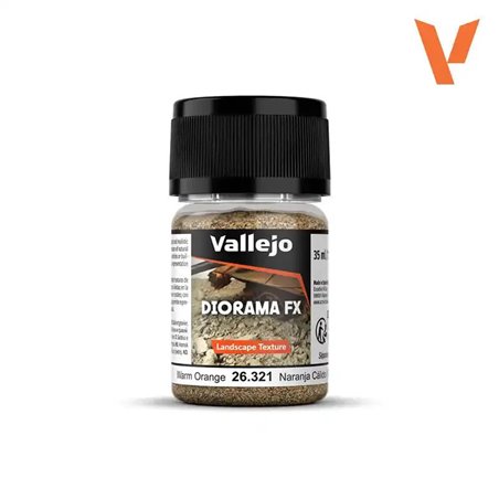 RSL Gaming AB | Vallejo Diorama FX Warm Orange 1-2 mm