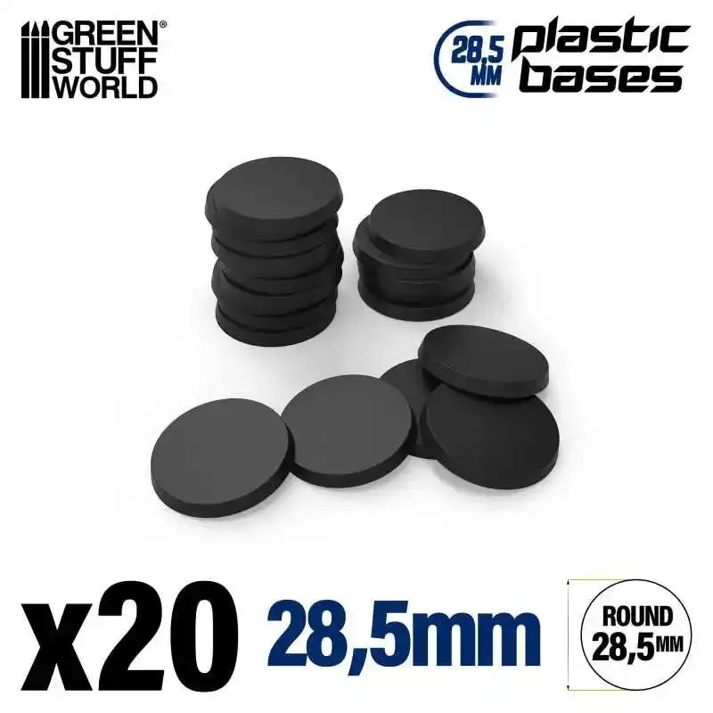 RSL Gaming AB | Plastic Bases - Round 28.5mm (20)