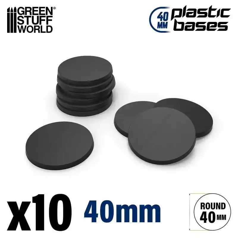 RSL Gaming AB | Plastic Bases - Round 40mm (10)