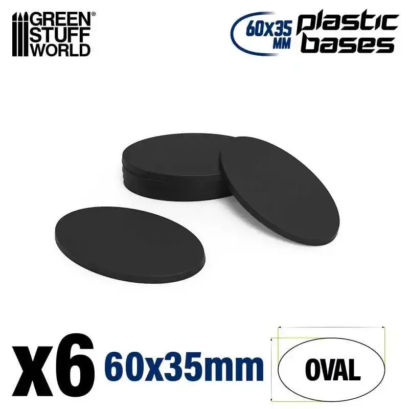 RSL Gaming AB | Plastic Bases - Oval 60x35mm AOS