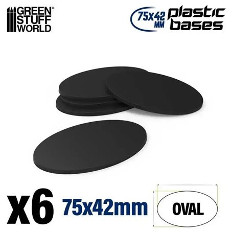 RSL Gaming AB | Plastic Bases - Oval 75x42mm AOS