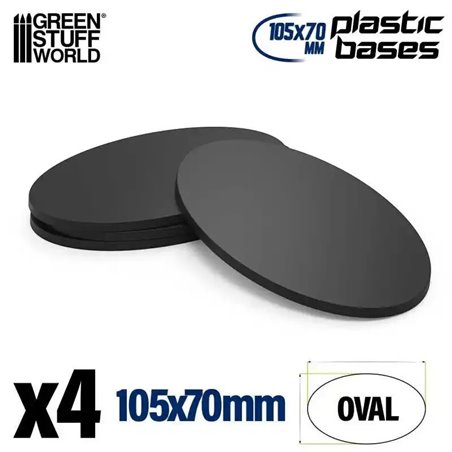 RSL Gaming AB | Plastic Bases - Oval 105x70mm AOS