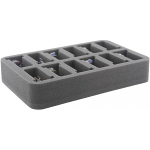 Feldherr 50 mm (2 inches) foam tray for 12 Star Wars Armada Squadrons