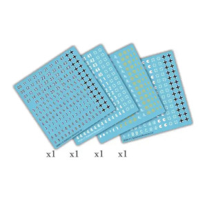 German Heer Panzer Decals (x4)