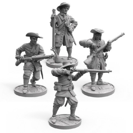 English : North American Militia Unit