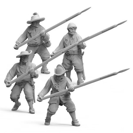 European Pikemen Unit Resculpt