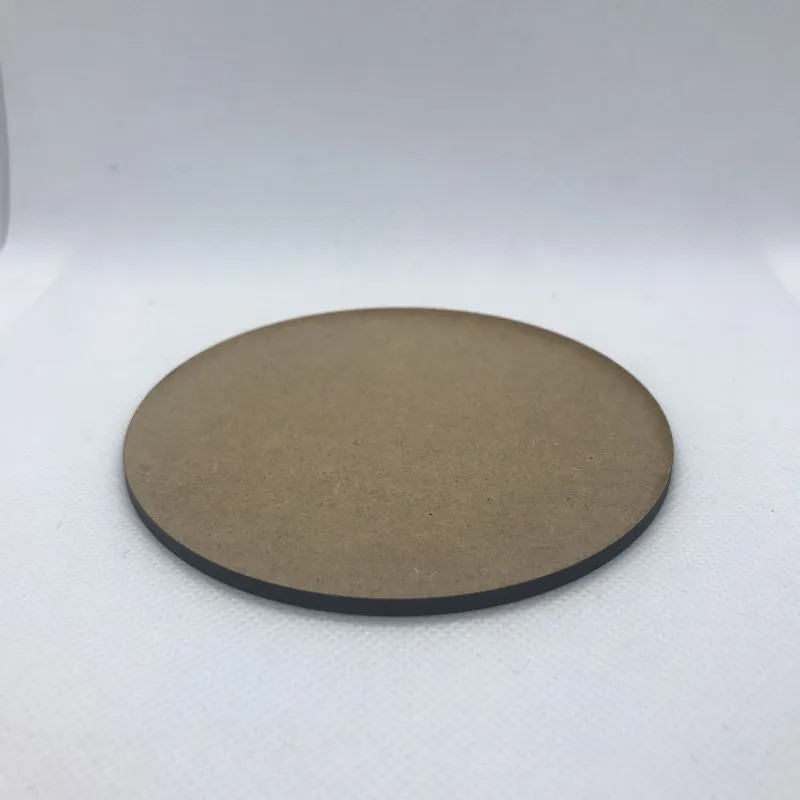 80mm MDF-bas, rund
