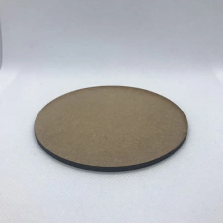 80mm MDF-bas, rund