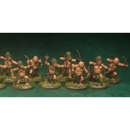 The Woodwoses Warriors with Bows