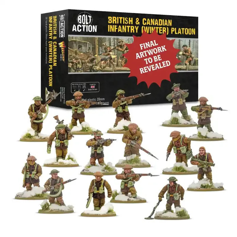 RSL Gaming AB | British & Canadian infantry (Winter) Platoon 