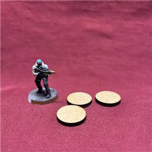 RSL Gaming AB | Rund 40mm MDF-bas