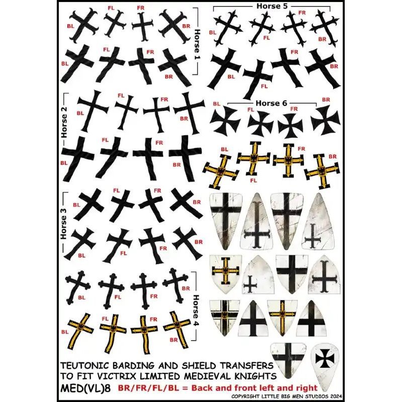 RSL Gaming AB | Medieval Barding and Shield Transfers 8