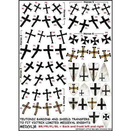 RSL Gaming AB | Medieval Barding and Shield Transfers 8
