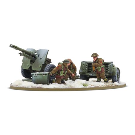 RSL Gaming AB | 25-Pdr Light Howitzer with British Infantry (Winter) Crew