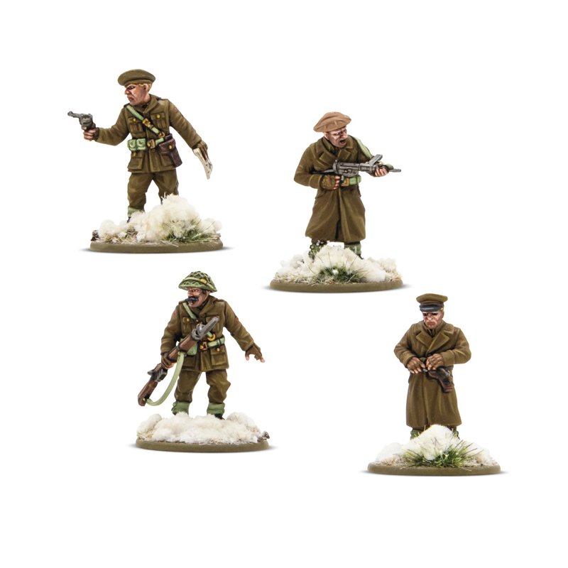 RSL Gaming AB | British & Canadian Infantry (Winter) Platoon Commanders