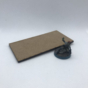 100x50mm MDF-bas, Rektangulär