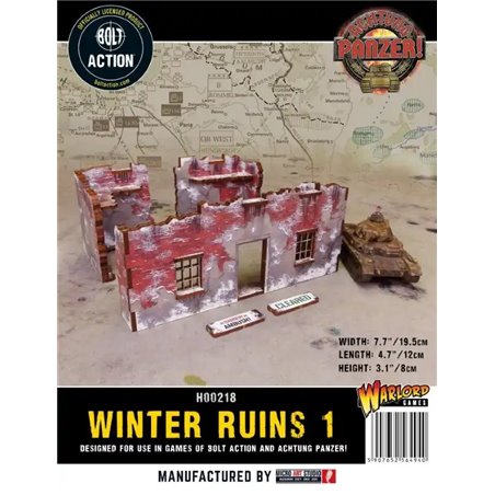 RSL Gaming AB | WW2 Achtung Panzer Normandy Winter Ruin 1 - 28mm