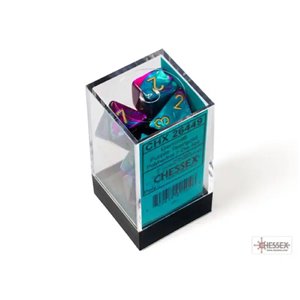 RSL Gaming AB | Gemini Purple-Teal/Gold Polyhedral 7-Die Set